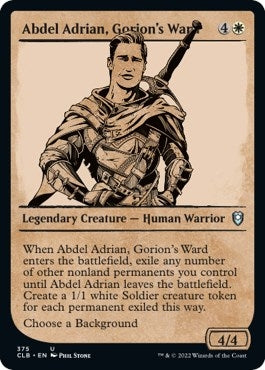Abdel Adrian, Gorion's Ward (Showcase) (375) (Commander Legends: Battle for Baldur's Gate)