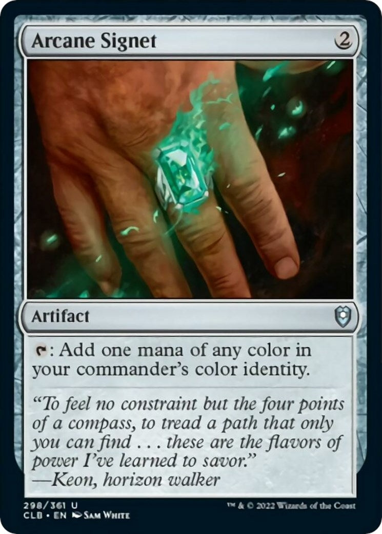 Image for Arcane Signet (298) (Commander Legends: Battle for Baldur's Gate) - Magic: The Gathering