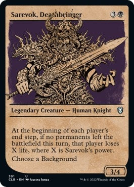 Sarevok, Deathbringer (Showcase) (391) (Commander Legends: Battle for Baldur's Gate)