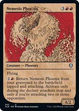 Image for Nemesis Phoenix (Showcase) (403) (Commander Legends: Battle for Baldur's Gate) - Magic: The Gathering
