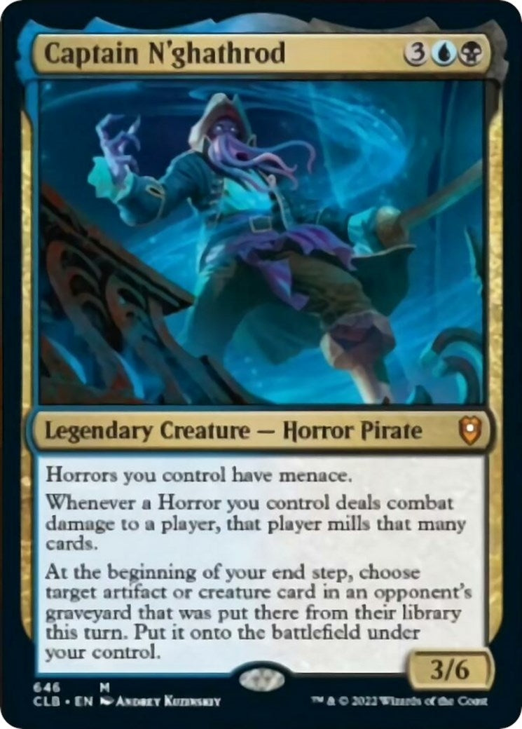 Image for Captain N'ghathrod (646) (Commander Legends: Battle for Baldur's Gate) - Magic: The Gathering