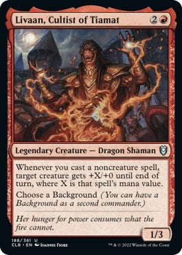 Image for Livaan, Cultist of Tiamat (188) (Commander Legends: Battle for Baldur's Gate) - Magic: The Gathering