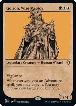 Image for Gorion, Wise Mentor (Showcase) (423) (Commander Legends: Battle for Baldur's Gate) - Magic: The Gathering