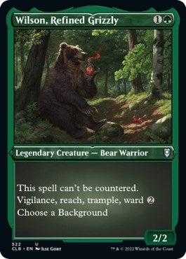 Wilson, Refined Grizzly (Foil Etched) (522) (Commander Legends: Battle for Baldur's Gate)