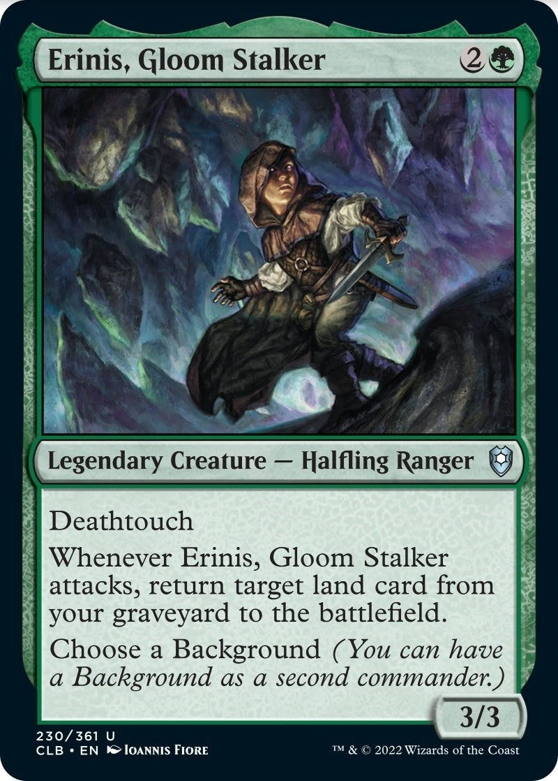 Image for Erinis, Gloom Stalker (230) (Commander Legends: Battle for Baldur's Gate) - Magic: The Gathering