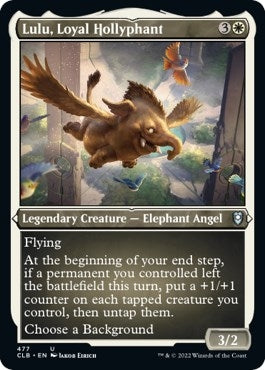 Image for Lulu, Loyal Hollyphant (Foil Etched) (477) (Commander Legends: Battle for Baldur's Gate) - Magic: The Gathering