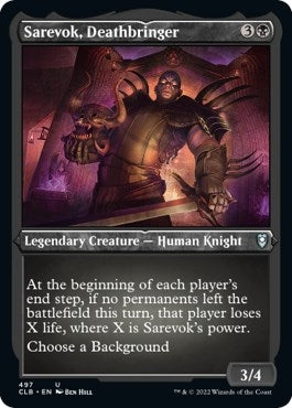 Image for Sarevok, Deathbringer (Foil Etched) (497) (Commander Legends: Battle for Baldur's Gate) - Magic: The Gathering