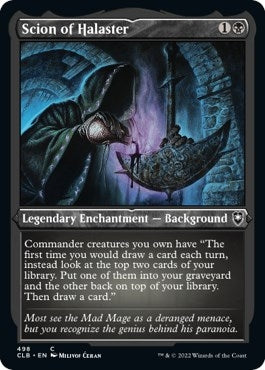 Scion of Halaster (Foil Etched) (498) (Commander Legends: Battle for Baldur's Gate)