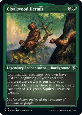 Image for Cloakwood Hermit (Foil Etched) (514) (Commander Legends: Battle for Baldur's Gate) - Magic: The Gathering