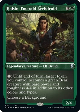 Image for Halsin, Emerald Archdruid (Foil Etched) (516) (Commander Legends: Battle for Baldur's Gate) - Magic: The Gathering