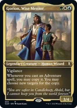Gorion, Wise Mentor (Foil Etched) (534) (Commander Legends: Battle for Baldur's Gate)