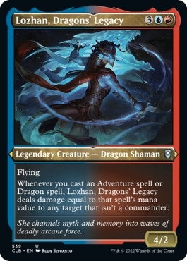 Lozhan, Dragons' Legacy (Foil Etched) (539) (Commander Legends: Battle for Baldur's Gate)