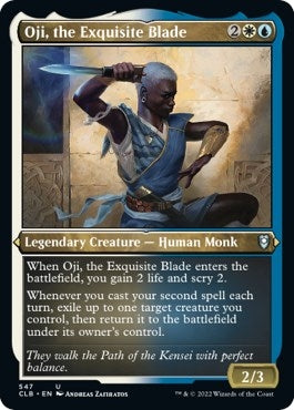 Oji, the Exquisite Blade (Foil Etched) (547) (Commander Legends: Battle for Baldur's Gate)