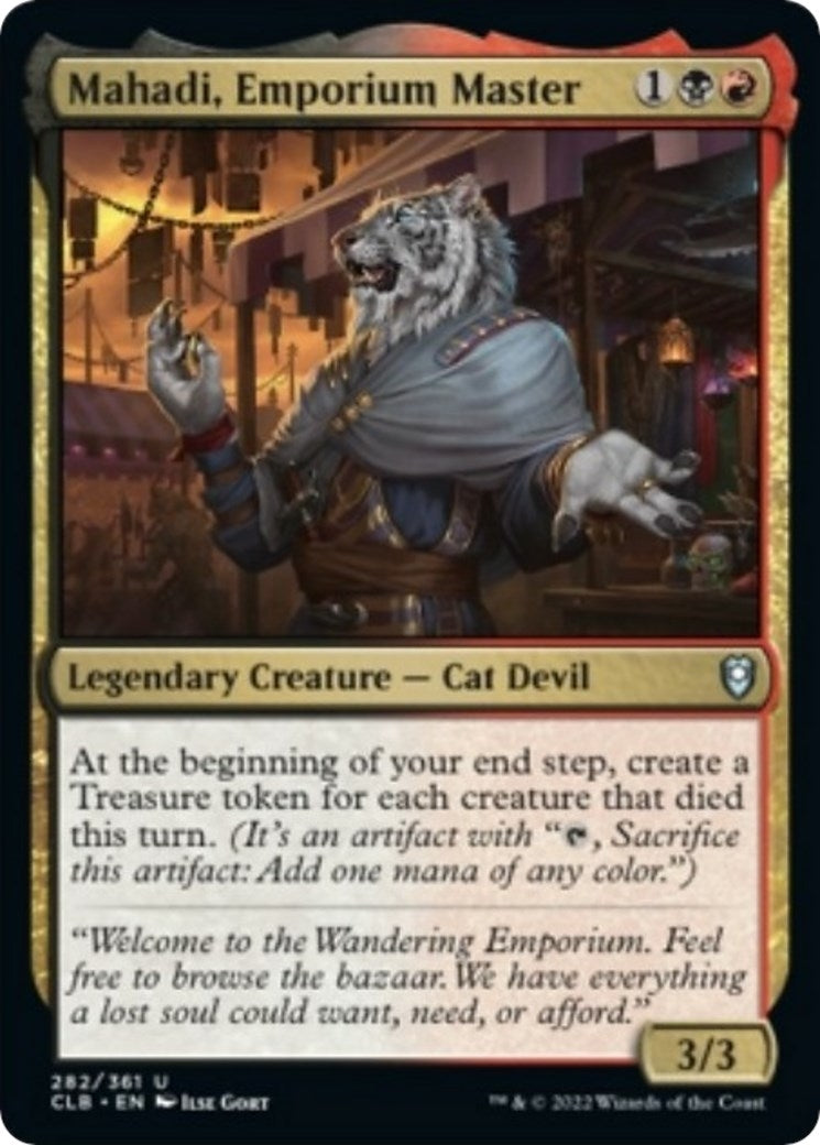 Image for Mahadi, Emporium Master (282) (Commander Legends: Battle for Baldur's Gate) - Magic: The Gathering