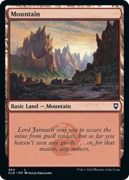 Mountain (464) (464) (Commander Legends: Battle for Baldur's Gate)