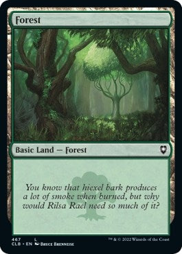 Image for Forest (467) (467) (Commander Legends: Battle for Baldur's Gate) - Magic: The Gathering