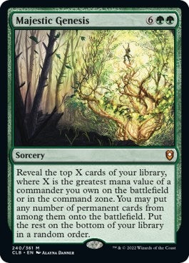 Majestic Genesis (240) (Commander Legends: Battle for Baldur's Gate)