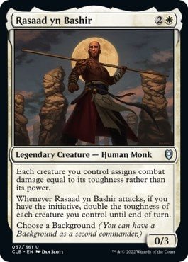 Image for Rasaad yn Bashir (37) (Commander Legends: Battle for Baldur's Gate) - Magic: The Gathering