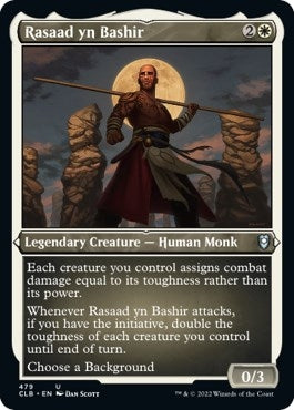 Rasaad yn Bashir (Foil Etched) (479) (Commander Legends: Battle for Baldur's Gate)