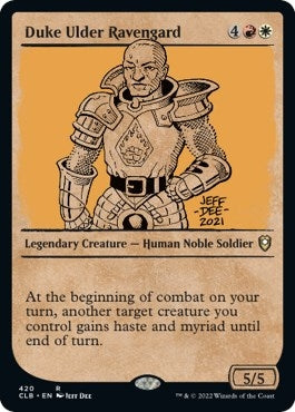 Image for Duke Ulder Ravengard (Showcase) (420) (Commander Legends: Battle for Baldur's Gate) - Magic: The Gathering