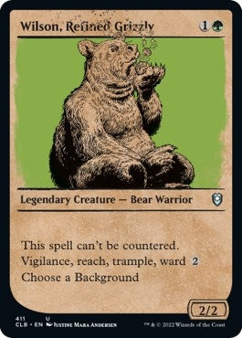 Image for Wilson, Refined Grizzly (Showcase) (411) (Commander Legends: Battle for Baldur's Gate) - Magic: The Gathering