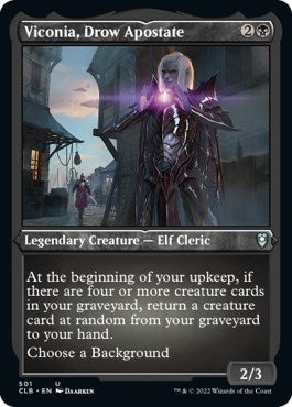 Image for Viconia, Drow Apostate (Foil Etched) (501) (Commander Legends: Battle for Baldur's Gate) - Magic: The Gathering