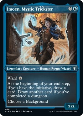 Imoen, Mystic Trickster (Foil Etched) (486) (Commander Legends: Battle for Baldur's Gate)