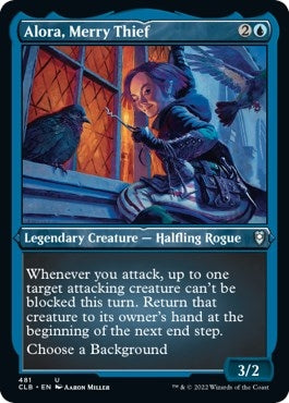 Image for Alora, Merry Thief (Foil Etched) (481) (Commander Legends: Battle for Baldur's Gate) - Magic: The Gathering