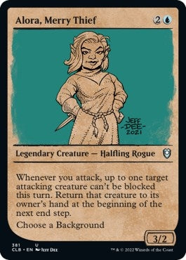 Image for Alora, Merry Thief (Showcase) (381) (Commander Legends: Battle for Baldur's Gate) - Magic: The Gathering