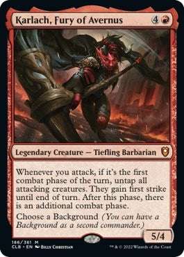 Image for Karlach, Fury of Avernus (186) (Commander Legends: Battle for Baldur's Gate) - Magic: The Gathering