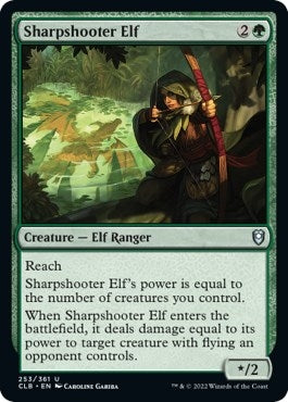Image for Sharpshooter Elf (253) (Commander Legends: Battle for Baldur's Gate) - Magic: The Gathering