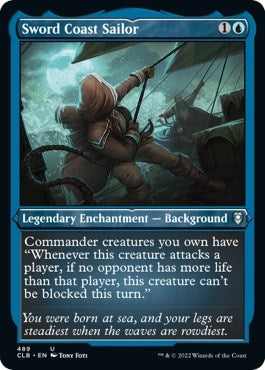 Sword Coast Sailor (Foil Etched) (489) (Commander Legends: Battle for Baldur's Gate)