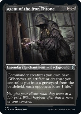 Agent of the Iron Throne (Foil Etched) (492) (Commander Legends: Battle for Baldur's Gate)