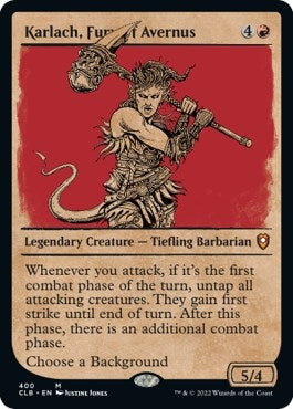 Karlach, Fury of Avernus (Showcase) (400) (Commander Legends: Battle for Baldur's Gate)