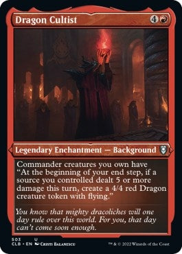 Image for Dragon Cultist (Foil Etched) (503) (Commander Legends: Battle for Baldur's Gate) - Magic: The Gathering