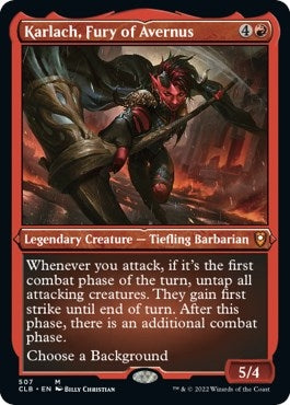 Image for Karlach, Fury of Avernus (Foil Etched) (507) (Commander Legends: Battle for Baldur's Gate) - Magic: The Gathering