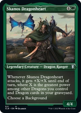 Image for Skanos Dragonheart (Foil Etched) (521) (Commander Legends: Battle for Baldur's Gate) - Magic: The Gathering