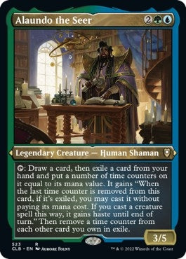 Alaundo the Seer (Foil Etched) (523) (Commander Legends: Battle for Baldur's Gate)