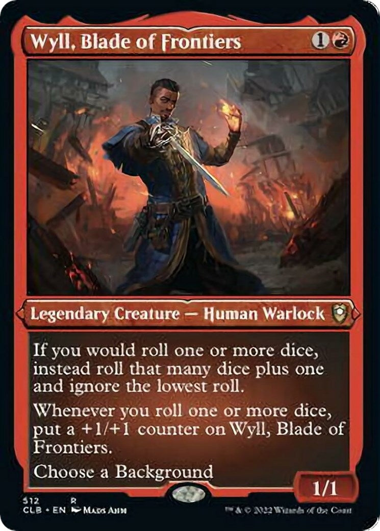 Wyll, Blade of Frontiers (Foil Etched) (512) (Commander Legends: Battle for Baldur's Gate)
