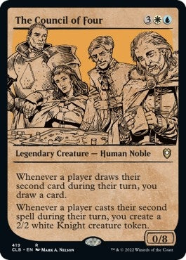 The Council of Four (Showcase) (419) (Commander Legends: Battle for Baldur's Gate)