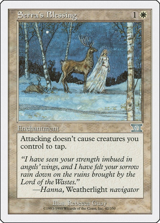 Image for Serra's Blessing (42) (Classic Sixth Edition) - Magic: The Gathering