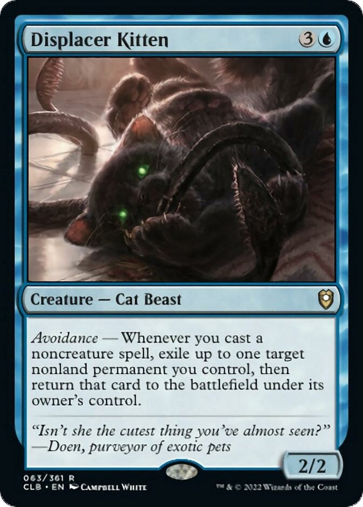 Image for Displacer Kitten (63) (Commander Legends: Battle for Baldur's Gate) - Magic: The Gathering