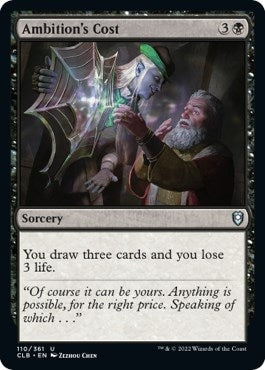 Ambition's Cost (110) (Commander Legends: Battle for Baldur's Gate)