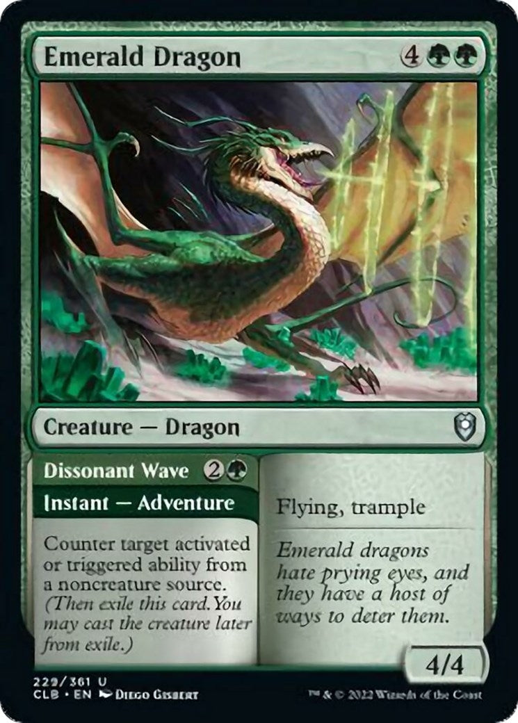 Emerald Dragon (229) (Commander Legends: Battle for Baldur's Gate)