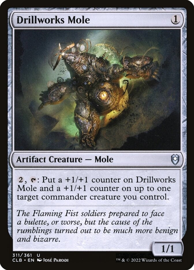 Image for Drillworks Mole (311) (Commander Legends: Battle for Baldur's Gate) - Magic: The Gathering