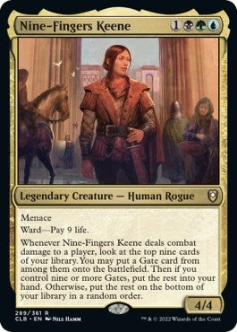 Image for Nine-Fingers Keene (289) (Commander Legends: Battle for Baldur's Gate) - Magic: The Gathering