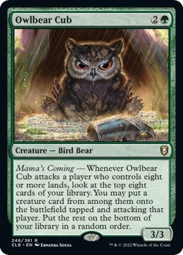 Image for Owlbear Cub (246) (Commander Legends: Battle for Baldur's Gate) - Magic: The Gathering