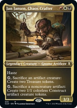 Jan Jansen, Chaos Crafter (Foil Etched) (535) (Commander Legends: Battle for Baldur's Gate)