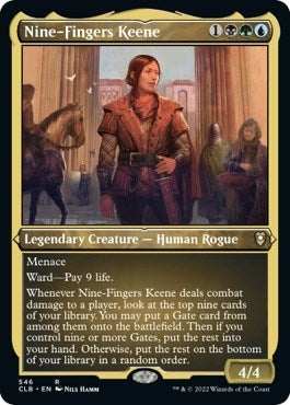 Image for Nine-Fingers Keene (Foil Etched) (546) (Commander Legends: Battle for Baldur's Gate) - Magic: The Gathering