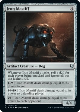 Iron Mastiff (317) (Commander Legends: Battle for Baldur's Gate)